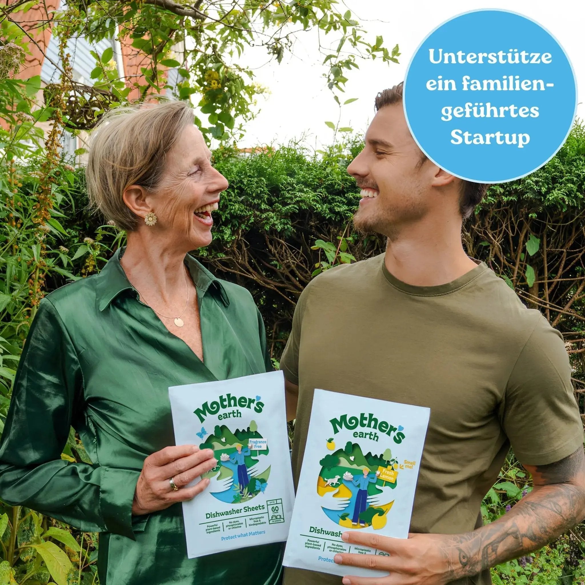 Umweltfreundliche Spülmaschinen-Blätter