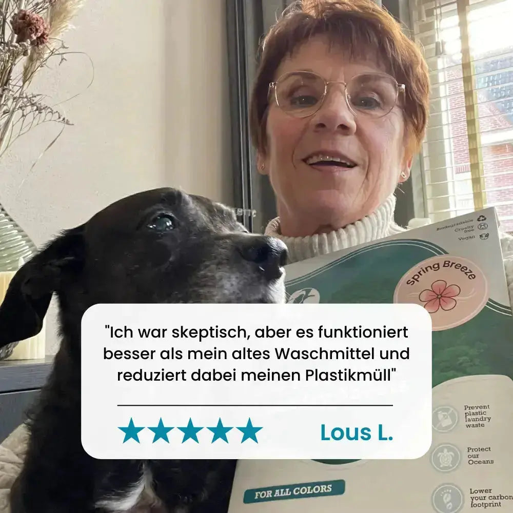Einmalige Aktion | Umweltfreundliche Waschmittel-Blätter